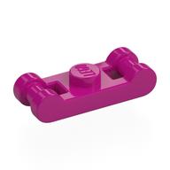Plate Special 1 x 1 with Handle on 2 Ends (Magenta)