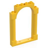 Panel 1 x 6 x 7 with 2 Columns and Arch (Yellow)