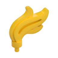 Flame / Headwear Accessory Plume / Feather, Triple Point (Yellow)