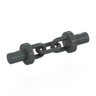 Chain 2L with Bars (Dark Bluish Gray)