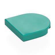 Tile Round 2 x 2 Half Circle (Dark Turquoise)
