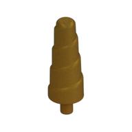 Creature Body Part, Horn (Unicorn) with Small Pin (Pearl Gold)