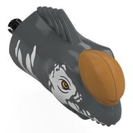Animal Body Part, Dinosaur, Titano Head with White Markings, Nougat Horn Print (Dark Bluish Gray)
