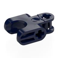 Technic Axle Connector 2 x 3 with Ball Socket, Closed Sides (Dark Blue)