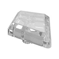Tile Special 1 x 2 Diamond Plain (Trans-Clear)