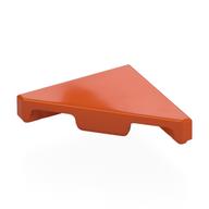 Tile 45° Cut 2 x 2 (Triangle) (Reddish Orange)
