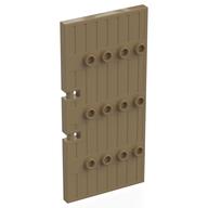 Door 1 x 5 x 8.5 Stockade (Dark Tan)