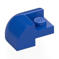 Brick Round, Curved 2 x 2 x 1, Corner (Blue)