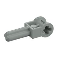 Technic Axle 1.5 with Perpendicular Axle Connector (Technic Pole Reverser Handle) (Light Gray)
