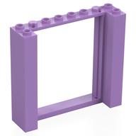 Door Frame Double 2 x 8 x 6 (Medium Lavender)