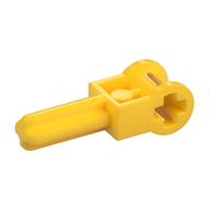 Technic Axle 1.5 with Perpendicular Axle Connector (Technic Pole Reverser Handle) (Yellow)