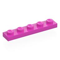 Plate 1 x 5 (Dark Pink)