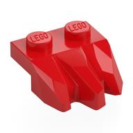 Plate Special 2 x 3 with Rocks (Red)