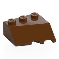 Brick Wedged, Sloped 45° 3 x 3 Left (Reddish Brown)