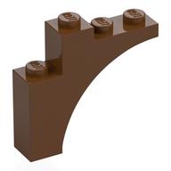 Brick Arch 1 x 4 x 3 (Reddish Brown)