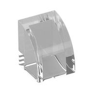 Brick Curved 1 x 1 (Trans-Clear)