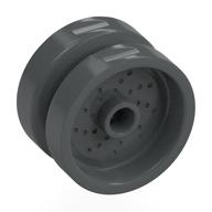 Wheel 18 x 12 with Pin Hole and Stud (Dark Bluish Gray)