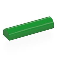 Brick Curved 1 x 4 x 2/3 Double, No Studs (Bright Green)