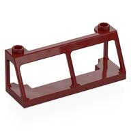 Windscreen 2 x 6 x 2 Train without Glass (Dark Red)