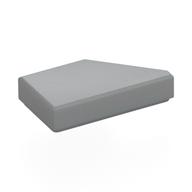 Tile 1 x 2 with Stud Notch Left (Light Bluish Gray)