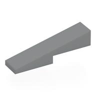 Brick Sloped 1 x 4 with 1 x 2 Cutout (Light Bluish Gray)