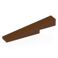 Brick Sloped 1 x 6 x 1 with 1 x 2 x 1/3 Cutout (Reddish Brown)