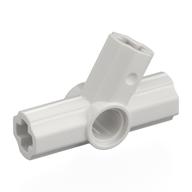 Technic Axle and Pin Connector Angled Triple - 60° (White)