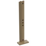 Support Half Round 2 x 4 x 13 (Dark Tan)