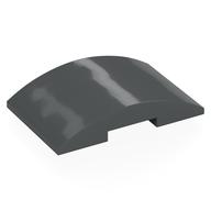 Brick Curved 4 x 6 Double, 2 x 4 Cutout (Dark Bluish Gray)