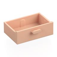 Cupboard 2 x 3 Drawer (Light Nougat)