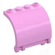 Panel 3 x 4 x 3 Curved (Bright Pink)