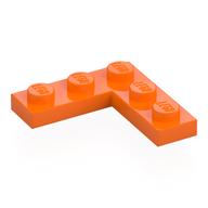 Plate 3 x 3 Corner (Orange)