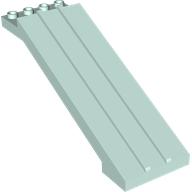 Duplo Ramp Straight (Light Aqua)