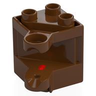 Duplo Hinge 2 x 2 x 2 (Reddish Brown)