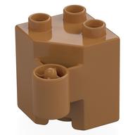 Duplo Hinge 2 x 2 x 2 (Medium Nougat)