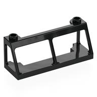 Windscreen 2 x 6 x 2 Train without Glass (Black)