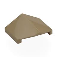 Brick Sloped 33° 2 x 2 Double / Inverted (Dark Tan)
