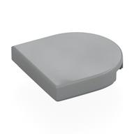 Tile Round 2 x 2 Half Circle (Light Bluish Gray)