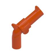 Weapon Gun / Pistol / Revolver Large Barrel, Long Grip (Reddish Orange)
