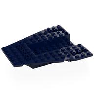 Wedge Plate Special 12 x 12 with 4 x 8 Recessed, Pin Holes (Dark Blue)