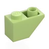 Brick Sloped Inverted 45° 2 x 1 (Yellowish Green)