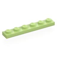 Plate 1 x 6 (Yellowish Green)