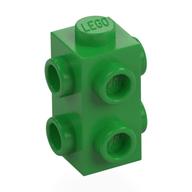 Brick Special 1 x 1 x 1 2/3 with 6 Studs on 3 Sides (Bright Green)