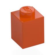Brick 1 x 1 (Reddish Orange)