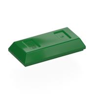 Tile Special 1 x 2 with Sloped Walls AKA Money / Gold Bar [Ingot] (Green)