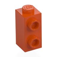 Brick Special 1 x 1 x 1 2/3 with Studs on 1 Side (Reddish Orange)