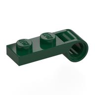 Plate Special 1 x 2 with Pin Hole On Side (Dark Green)