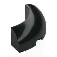 Brick Round Corner 3 x 3 x 1 No Studs (Black)