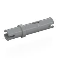 Technic Pin Long without Friction Ridges, with Anti-Roll Notch (Light Bluish Gray)