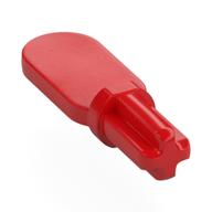 Technic Axle with Oval Panel (Red)